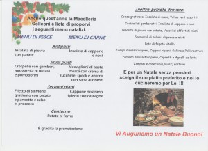 Menù Natalizio